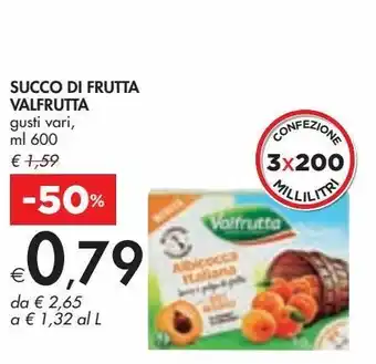 Bennet Succhi di frutta valfrutta gusti vari ml 600 offerta