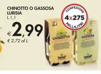 Chinotto o gassosa lurisia l 1.1