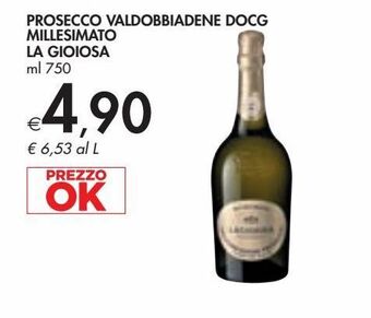 Bennet Prosecco valdobbiadene docg millesimato la gioiosa ml 750 offerta
