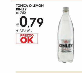 Bennet Tonica o lemon kinley ml 750 offerta