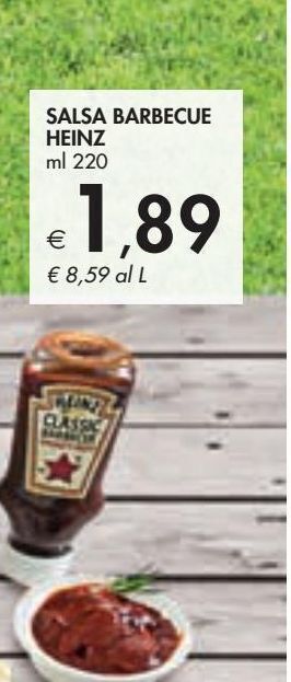 Bennet Salsa barbecue heinz ml 220 offerta
