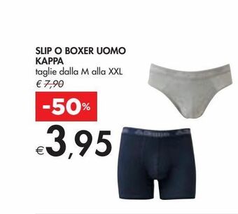 Slip o boxer uomo kappa