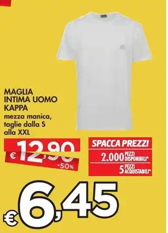 Bennet Maglia intima uopmo kappa offerta