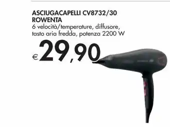 Bennet Asciugacapelli rowenta cv8732/30 offerta