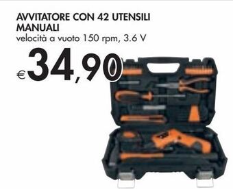 Avvitatore con 42 utensili manuali