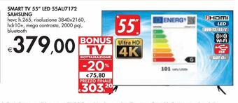 Bennet Smart tv samsung 55'' led 55au7172 offerta