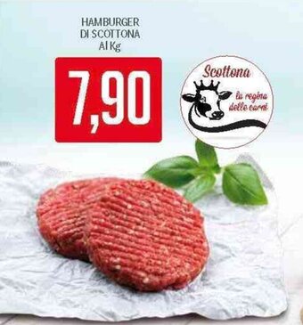 Supermercati Piccolo Hamburger di Scottona offerta