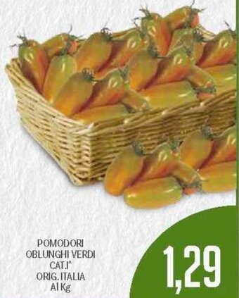 Supermercati Piccolo Pomodori Oblunghi Verdi offerta