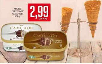 Supermercati Piccolo Algida Carte D'Or vari gusti 500 g offerta