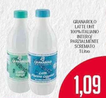 Supermercati Piccolo Granarolo Latte UHT 100% Italiano Intero/Parzialmente Scremato 1 litro offerta