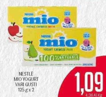Supermercati Piccolo Nestlé Mio Yogurt vari gusti 125 gx2 offerta