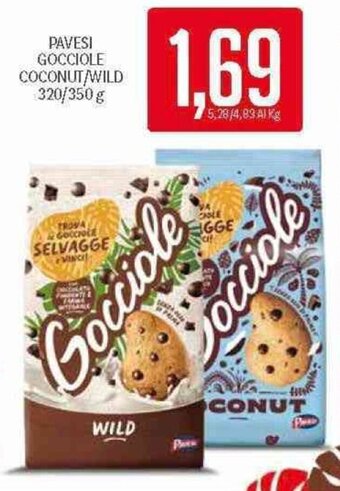 Supermercati Piccolo Pavesi Gocciole Coconut/Wild 320/350 g offerta