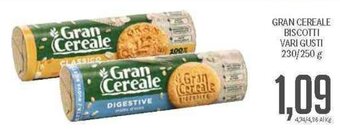 Supermercati Piccolo Gran Cereale Biscotti vari gusti 230/250 g offerta
