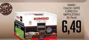 Supermercati Piccolo Kimbo Cialde Caffè Espresso Napoletano 50 pezzi offerta