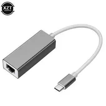 Aliexpress Adattatore ethernet usb tipo c scheda di rete da usb tipo c a rj45 cavo internet lan 10/100mbps per macbook pc windows xp 7 8 offerta