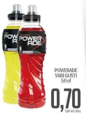 Supermercati Piccolo Powerade vari gusti 50 cl offerta