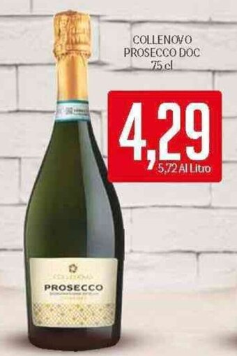 Supermercati Piccolo Collenovo Prosecco DOC 75 cl offerta
