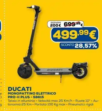 Euronics Monopattino elettrico ducati pro-ii plus 58615 offerta
