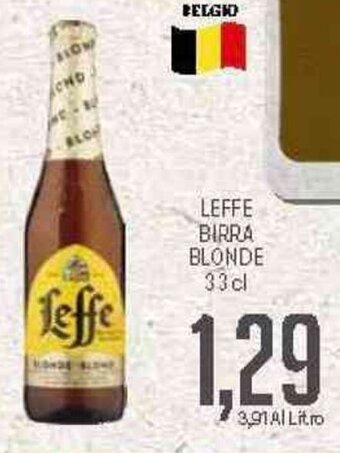 Supermercati Piccolo Leffe Birra Blonde 33 cl offerta