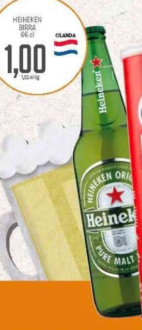Supermercati Piccolo Heineken Birra 66 cl offerta