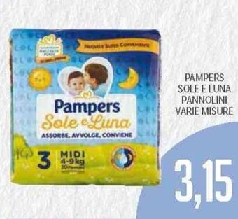 Supermercati Piccolo Pampers Sole e Luna Pannolini varie misure offerta