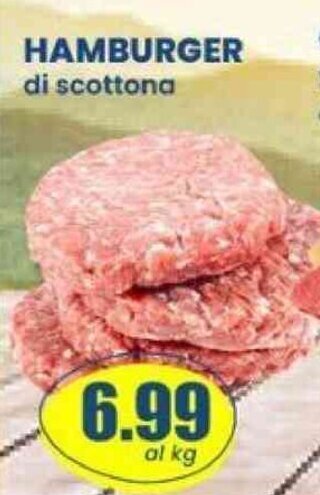 A Casa Mia Hamburger di scottona offerta