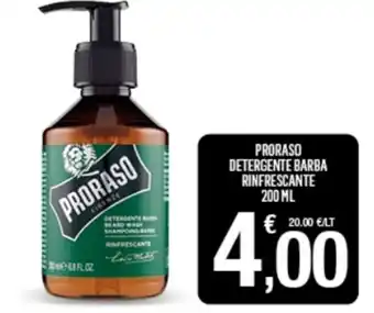 Splendidi e Splendenti Proraso Detergente Barba Rinfrescante 200 ml offerta