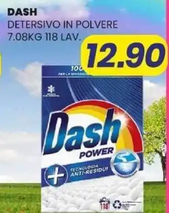 A Casa Mia Dash Detersivo in Polvere 7.08 kg 118 Lav. offerta