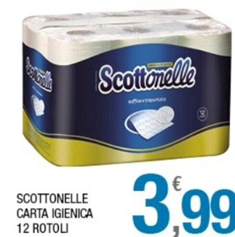 Splendidi e Splendenti Scottonelle Carta igienica 12 rotoli offerta