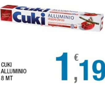 Splendidi e Splendenti Cuki Alluminio 8 mt offerta