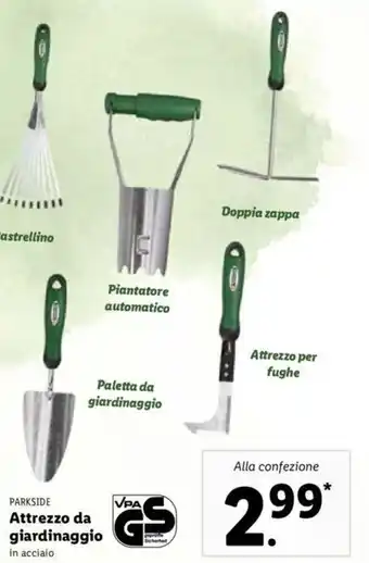 Parkside Attrezzo da giardinaggio in acciaio
