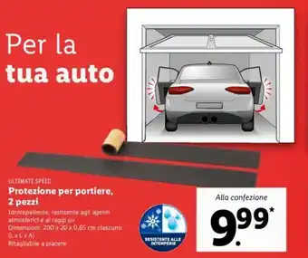 Lidl Ultimate Speed Protezione per portiere, 2 pezzi offerta