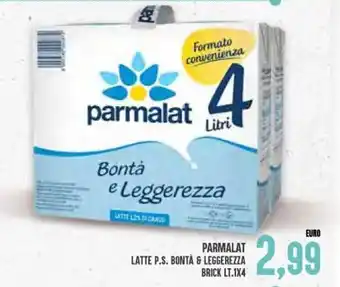 Iper Pellicano Parmalat Latte P.S. Bontá & Leggerezza Brick Lt 1x4 offerta