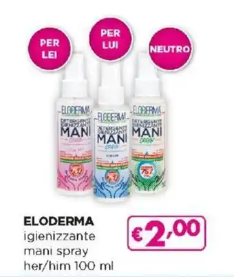 Acqua & Sapone Eloderma Igienizzante mani spray her/him 100 ml offerta