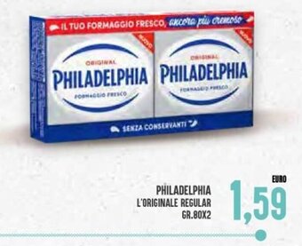 Iper Pellicano Philadelphia L'Originale Regular Gr.80x2 offerta