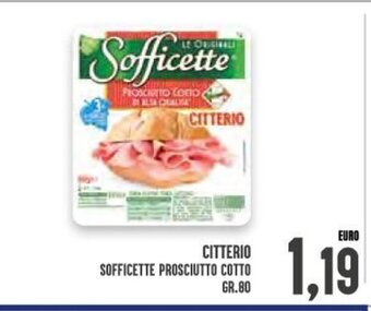Iper Pellicano Citterio Sofficette Prosciutto Cotto Gr. 80 offerta