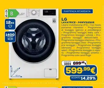 Lavatrice lg - f4wv312s0e