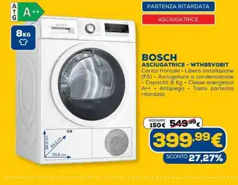 Bosch asciugatrice - wth85c08it