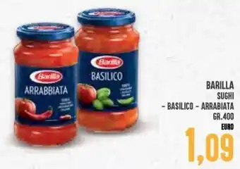 Barilla Sughi Basilico Arrabiata Gr.400