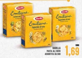 Iper Pellicano Barilla Pasta All 'Uovo Assortita Gr.500 offerta