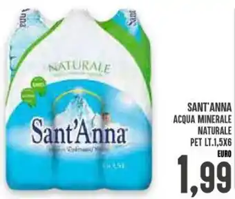 Sant'Anna Acqua Minerale Naturale Pet Lt.1,5x6