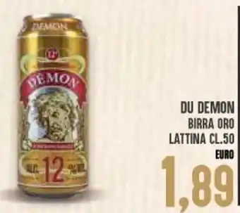 Iper Pellicano Du Demon Birra Oro Lattina Cl.50 offerta