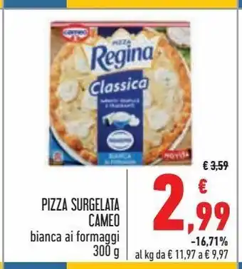 Pizza surgelata cameo