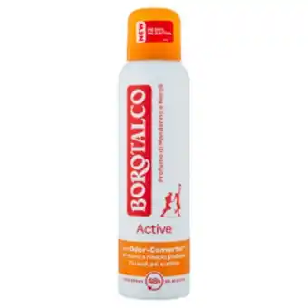 Caddy's Borotalco active profumo di mandarino e neroli deodorante spray 150 ml offerta