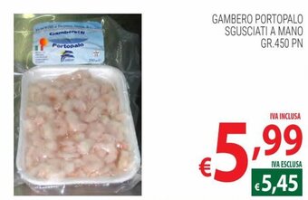Gambero Portopalo Sgusciati a mano 450 gr PN