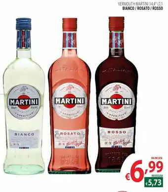 Martini Vermouth 14,4° 1 lt. bianco / rosato / rosso