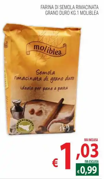 Moliblea Farina di semola rimacinata grano duro 1 kg