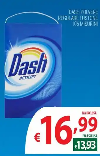 Dash Polvere regolare fustone 106 misurini