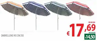 Ombrellone Rio 200 cm.