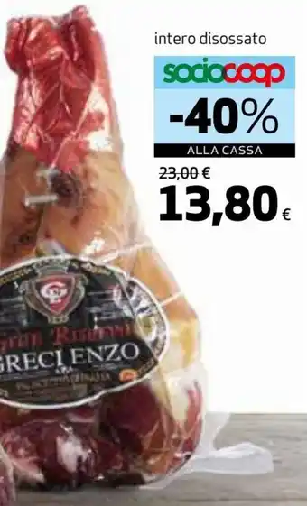 Coop Prosciutto di parma dop greci stagionatura 18 mesi offerta